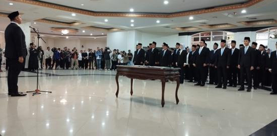 Menpora Lantik 46 Pejabat dan Luncurkan Logo Baru Kemenpora sebagai Simbol Semangat Indonesia Mendunia