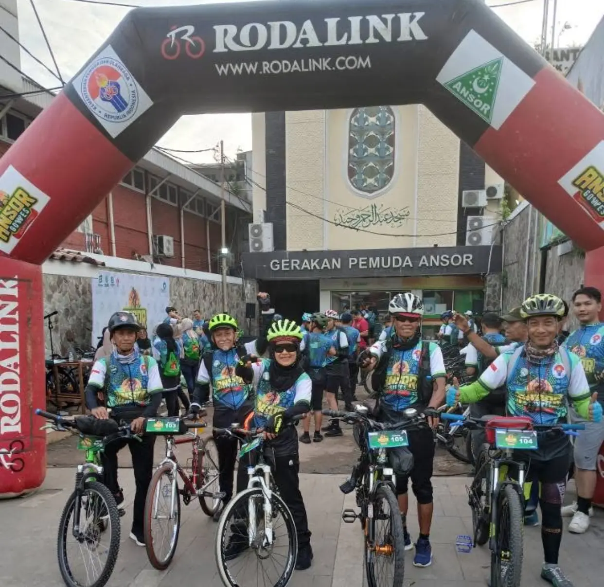 GP Ansor Gelar Gowes 91 KM Peringati Harlah ke-91, Usung Semangat Sejarah dan Kebersamaan