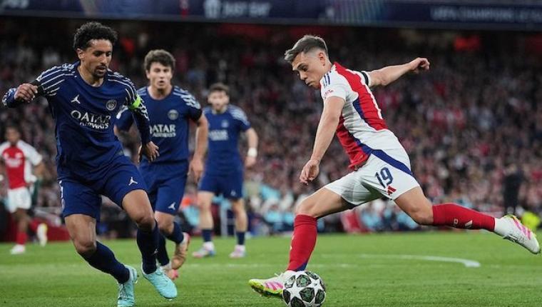Arsenal Tumbang di Kandang, PSG Menang Tipis 1-0 di Leg Pertama Semifinal Liga Champions