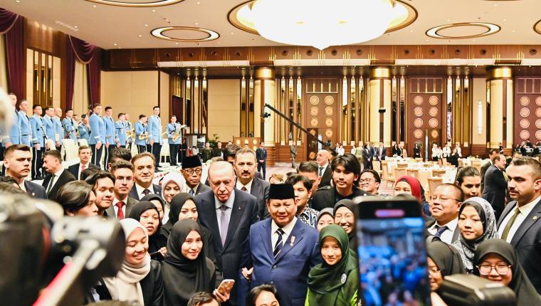 Jamuan Makan Malam Kenegaraan: Nada Persahabatan Indonesia–Turkiye Menggema di Ankara