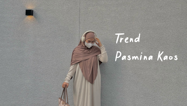 Trend Pasmina Kaos, Solusi Sat Set Bagi Pengguna Hijab