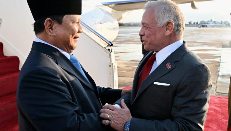 Presiden Prabowo Akan Bertemu Raja Abdullah II di Istana Al-Husseiniya