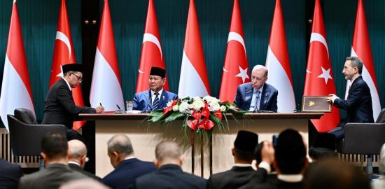 Presiden Prabowo dan Presiden Erdoğan Saksikan Penandatanganan Sejumlah MoU Strategis di Ankara