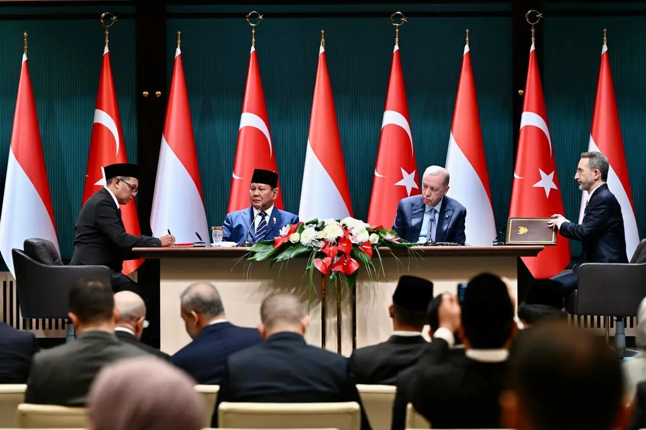 Presiden Prabowo dan Presiden Erdoğan Saksikan Penandatanganan Sejumlah MoU Strategis di Ankara