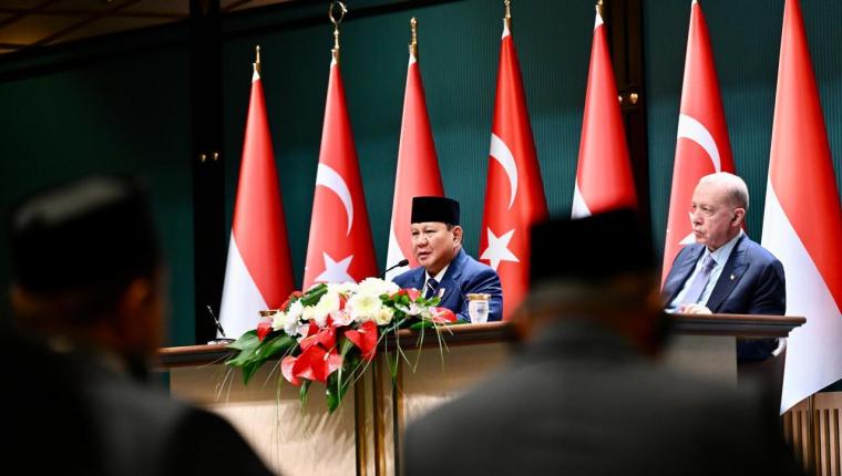 Presiden Prabowo dan Presiden Erdoğan Sepakati Langkah Konkret Perkuat Hubungan Bilateral