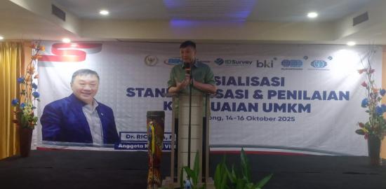 Jaga Mutu Produk, Rico Sia Ajak Pelaku UMKM Jaga Standar Mutu