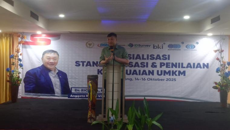 Jaga Mutu Produk, Rico Sia Ajak Pelaku UMKM Jaga Standar Mutu