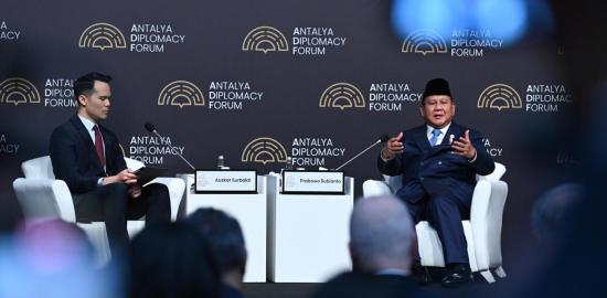 Sesi ADF Talk, Presiden Prabowo: Kita Tidak Bisa Menyerah pada Diplomasi