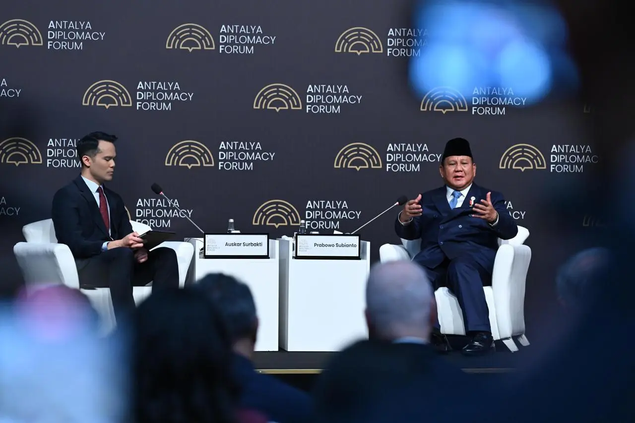 Sesi ADF Talk, Presiden Prabowo: Kita Tidak Bisa Menyerah pada Diplomasi