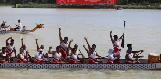 Tim Perahu Naga Indonesia Tambah Emas di SEA Games Thailand 2025