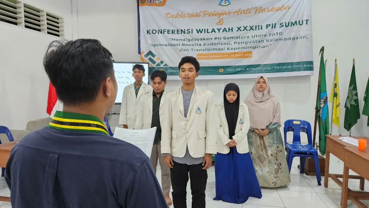 Konferensi Wilayah XXXIII PII Sumatera Utara Tetapkan Dewan Formatur Periode 2026–2028