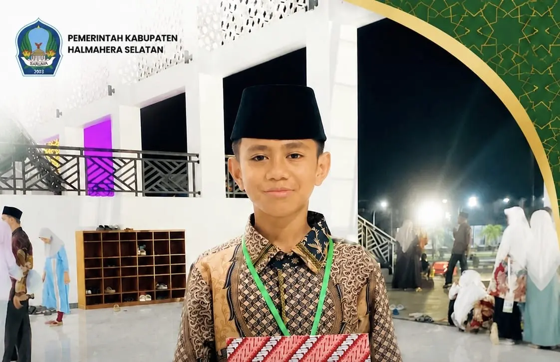 Anugrah Abubakar Raih Juara Harapan II Cabang Tartil pada MTQ XXXI Maluku Utara