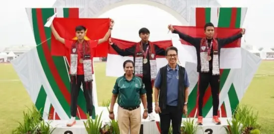 Indonesia Tambah Medali Emas pada Hari Kedua Kejuaraan Atletik Asia Tenggara U-18 & U-20 2025