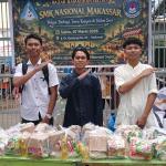 PII Metro Makassar dan SMK Nasional Makassar Gelar Aksi Berbagi Sembako di Bulan Ramadhan