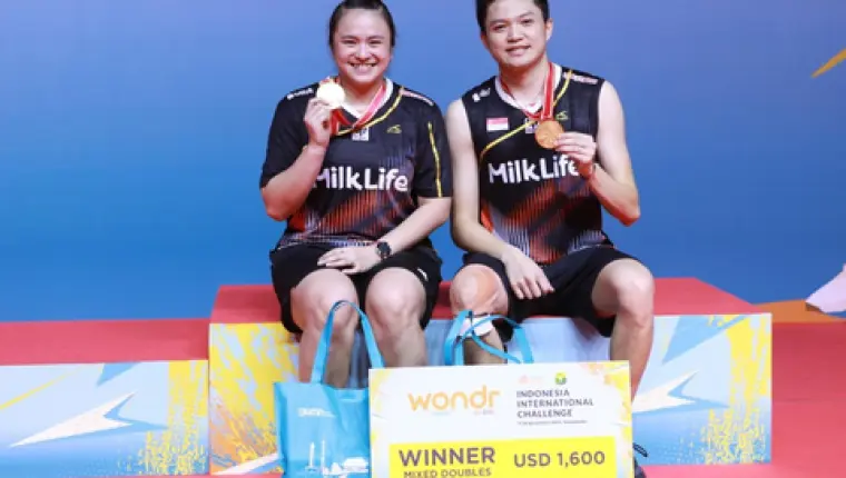 Bobby/Melati Sabet Gelar Ganda Campuran Indonesia International Challenge 2025