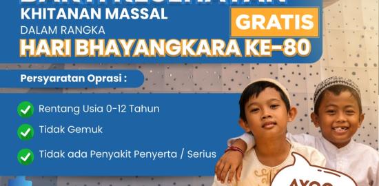 Semarak Hari Bhayangkara ke-80, Polda Banten Gelar Donor Darah dan Khitanan Gratis