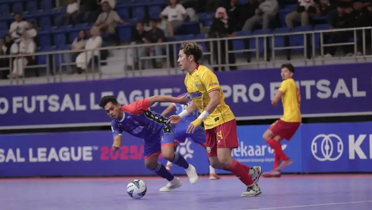 Cosmo JNE Tundukkan Unggul FC 4-3 di Pekan Perdana Liga Futsal Profesional 2025/2026