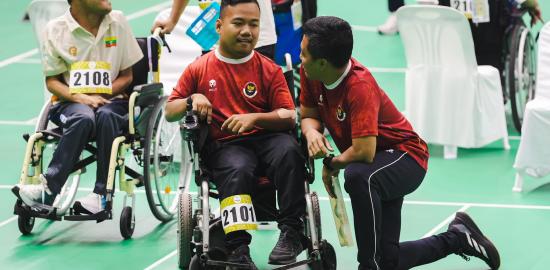 Menpora Erick Thohir Motivasi Tim Boccia Indonesia di ASEAN Para Games 2025