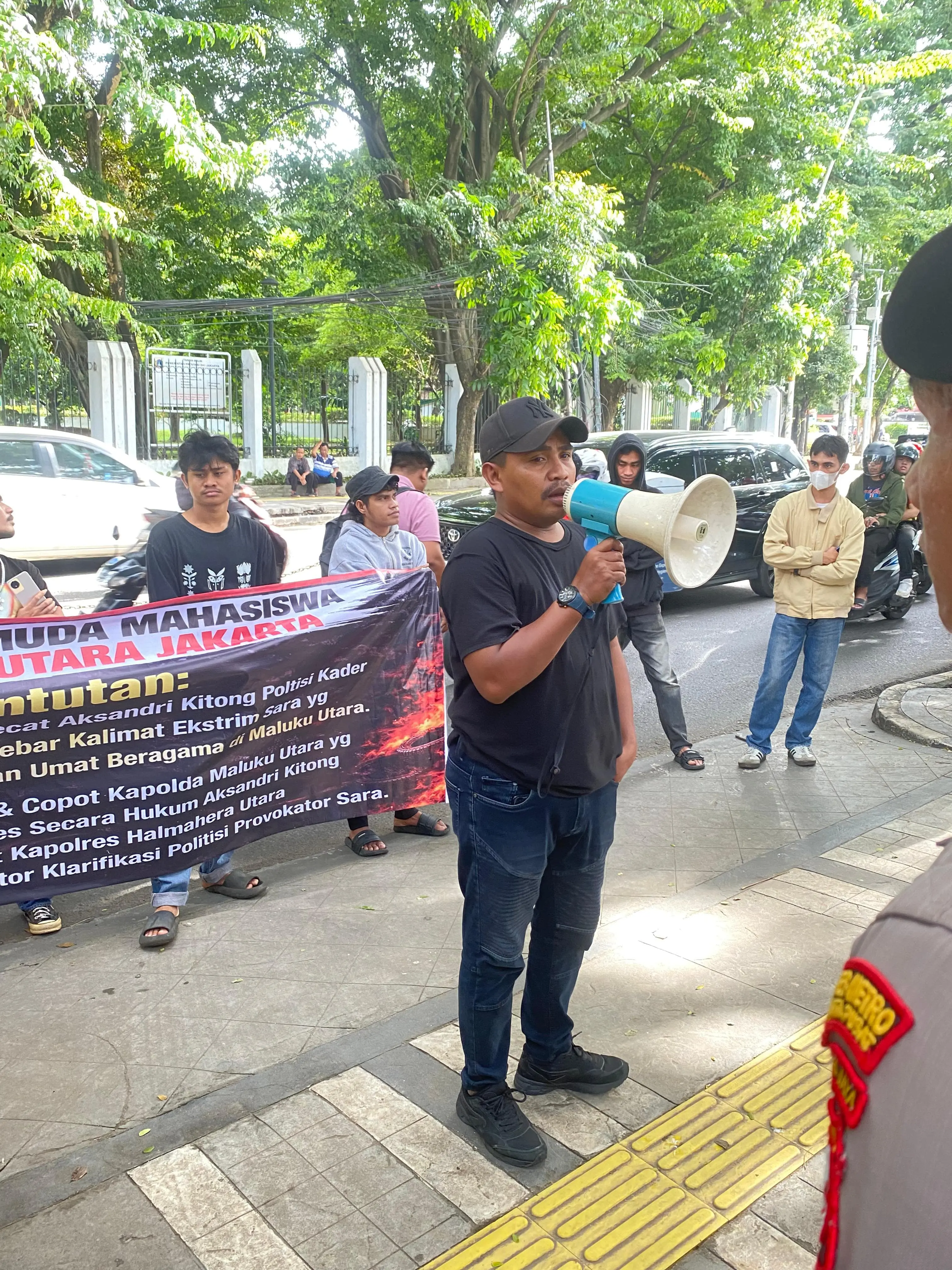 Aliansi Pemuda Maluku Utara di Jakarta Gelar Aksi Jilid II di Kantor DPP Demokrat