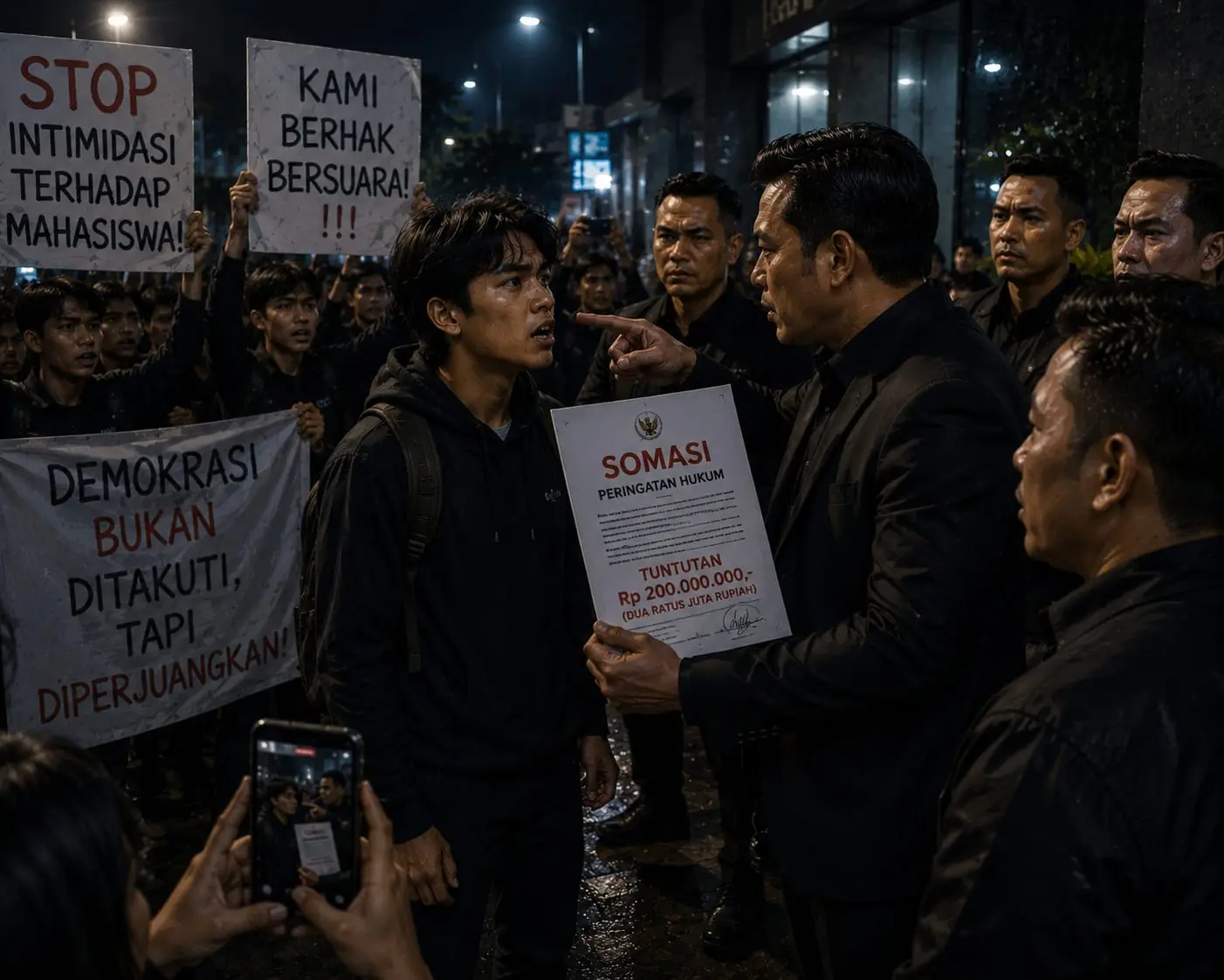 PENGUSAHA TEMPAT HIBURAN MALAM (THM) DI TANGERANG DIDUGA LAKUKAN INTIMIDASI HUKUM TERHADAP KELOMPOK MAHASISWA YANG HENDAK BERUNJUK RASA