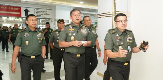 Kasad Tinjau Modernisasi Fasilitas RSPAD Gatot Soebroto, Dorong Peningkatan Layanan Kesehatan
