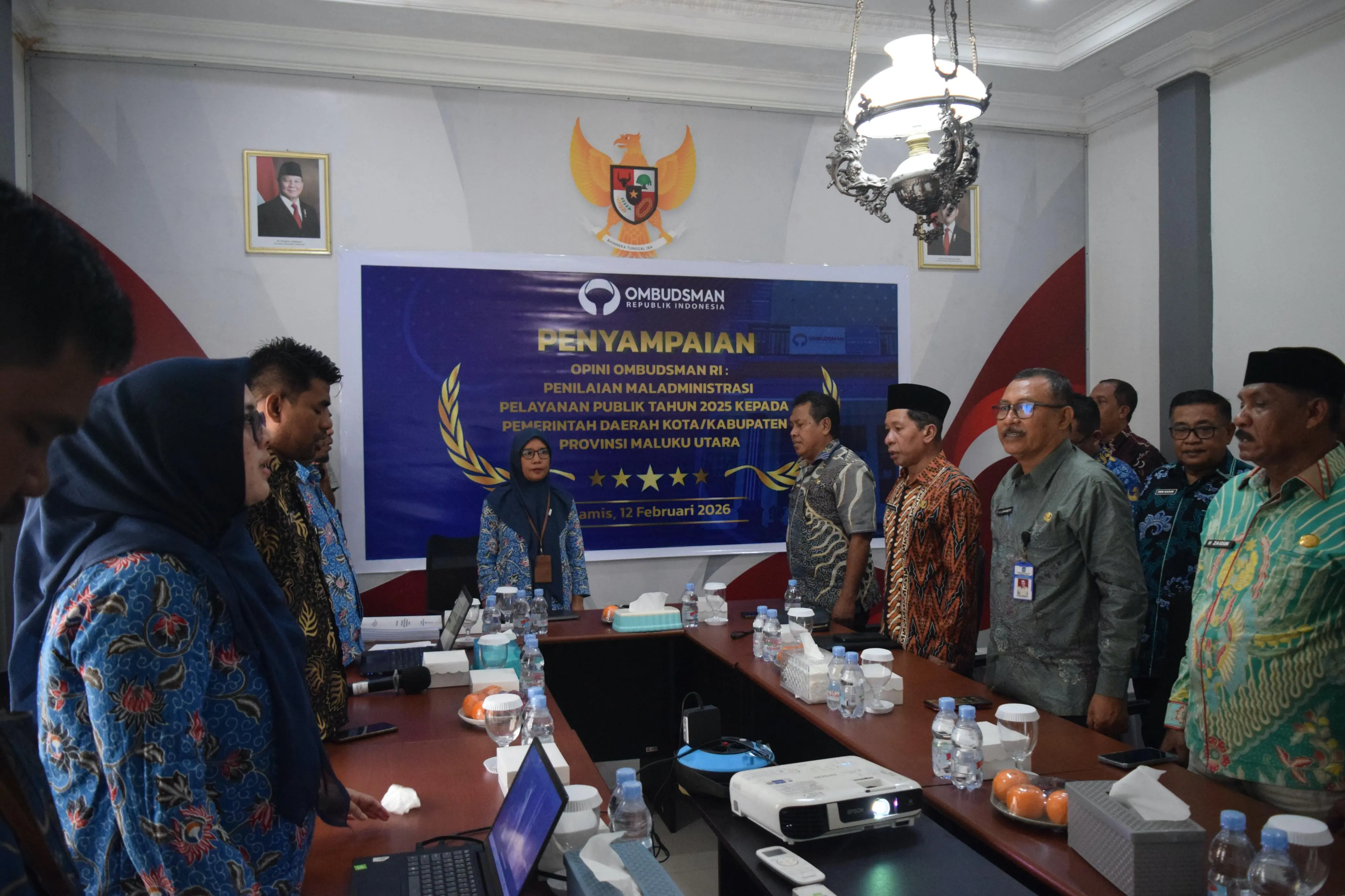 Ombudsman Maluku Utara Laporkan Penilaian Kualitas Pelayanan Publik