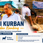 PB PII Gelar Kurban Bersama Masyarakat di Masjid Al Fataa