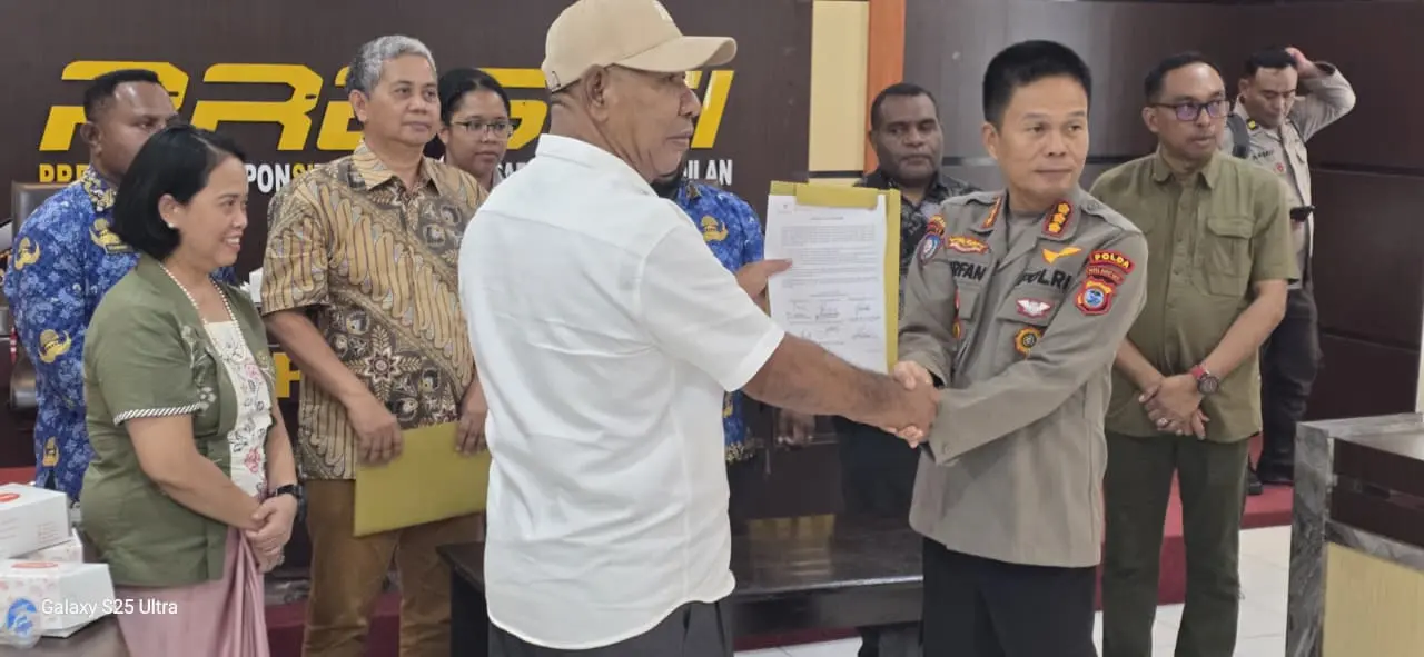 Polda PBD dan PemKab Sorong Harapkan Warga Moi Pemilik Ulayat - Petrogas Saling Jaga