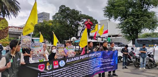 Kecam Agresi Militer dan Tuntut Perlindungan Stabilitas Global, API Gelar Aksi Depan Kedubes AS dan Kemenlu
