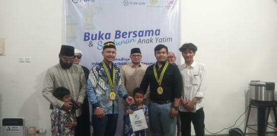 PB PII bersama bersama Nara JW dan Erawijaya Consultant Gelar Santunan Anak Yatim