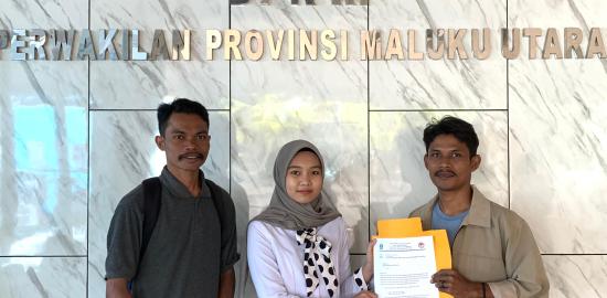 IPMAJOR Resmi Laporkan Kades Liboba Hijrah ke BPK-RI Perwakilan Malut