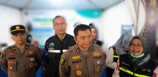 Dokkes Polres Lamsel Cek Kesiapan Posko Kesehatan di Bakauheni