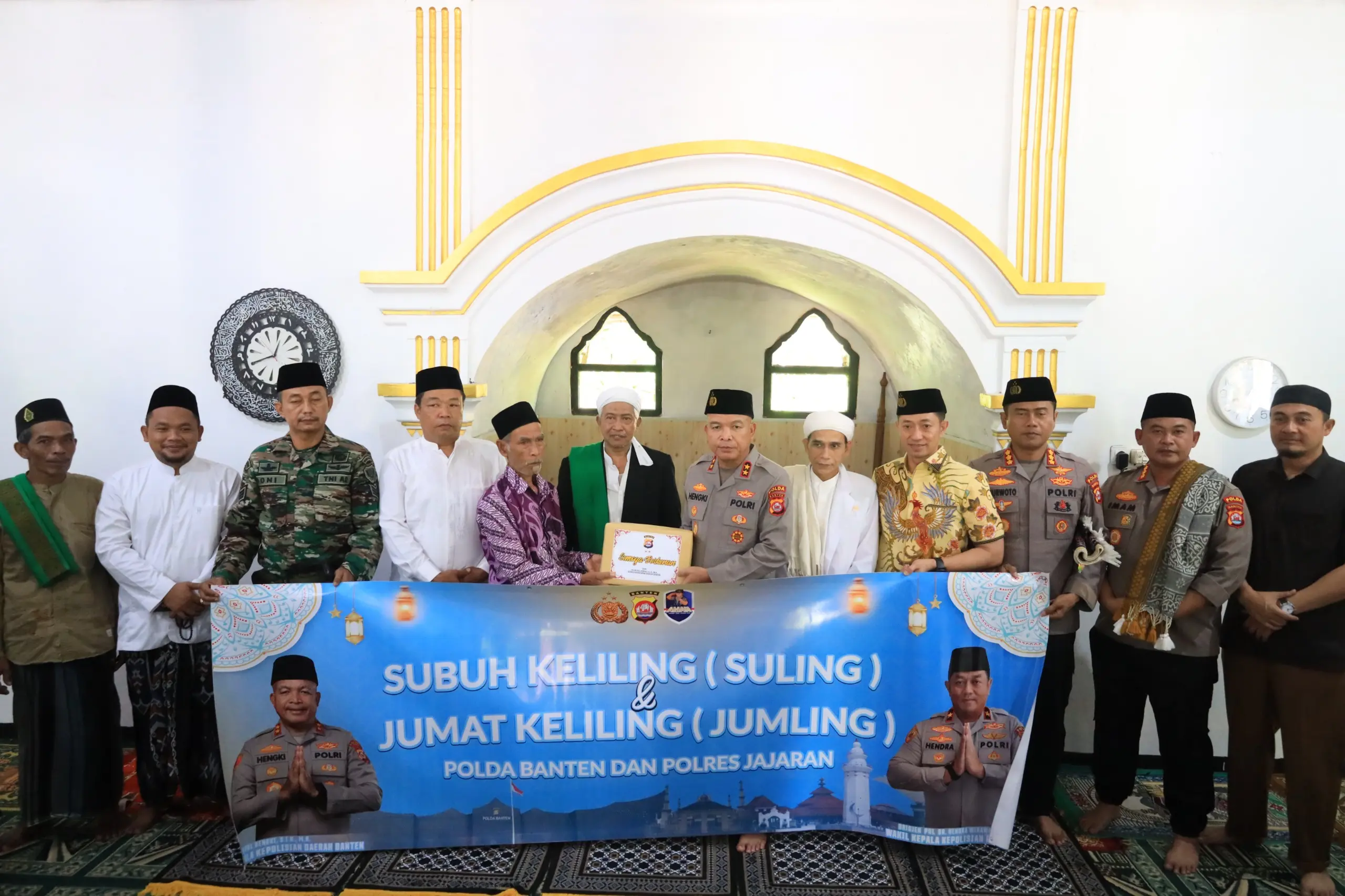 Kapolda Banten Gelar Jumling di Cinangka, Pererat Silaturahmi dengan Masyarakat