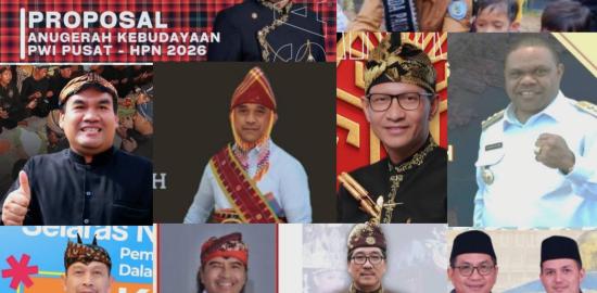 Sepuluh Kepala Daerah Siap Presentasi Anugerah Kebudayaan PWI Pusat 2026