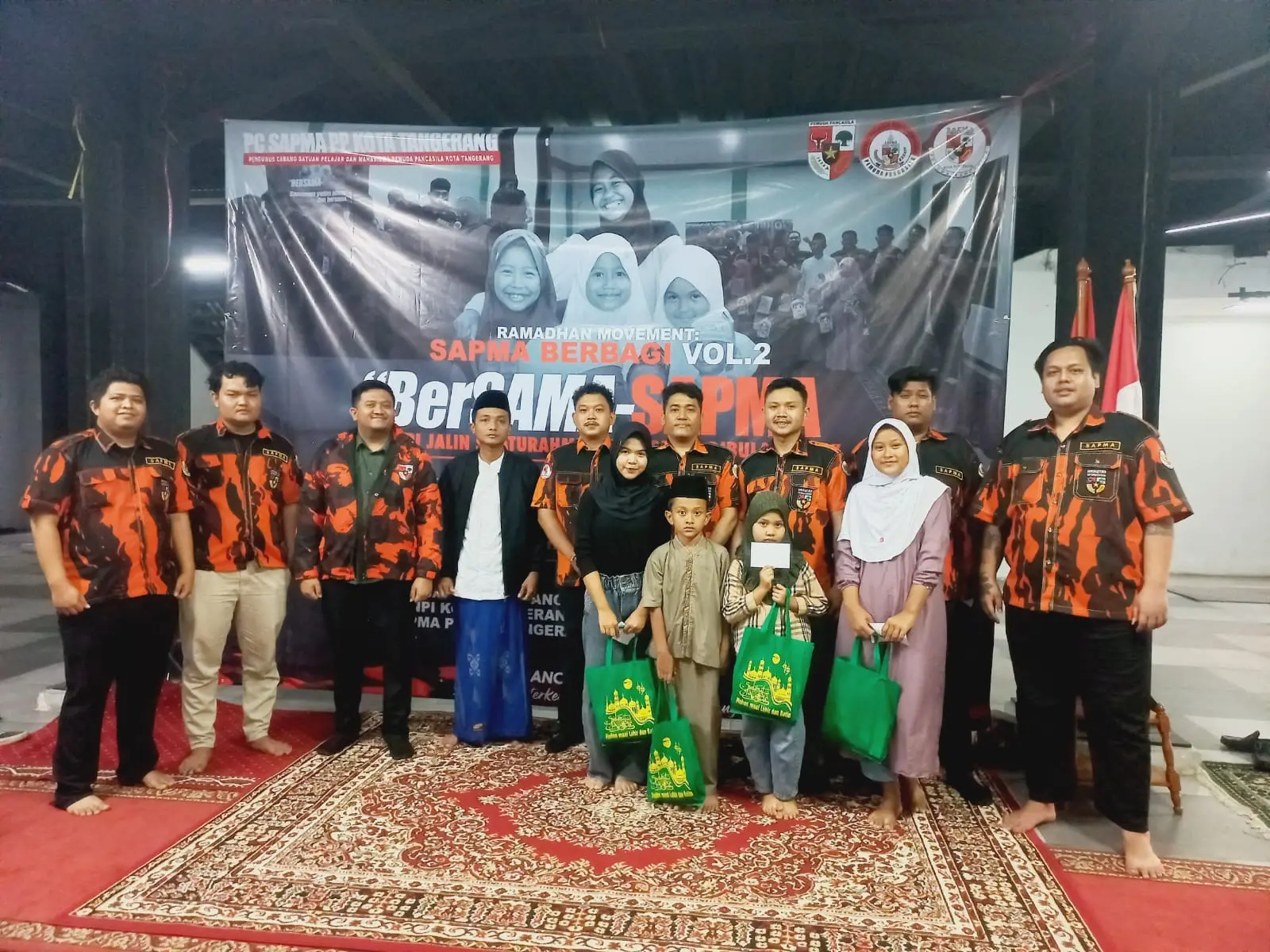 Gelar Santunan dan Buka Puasa Bersama, PC SAPMA PP Kota Tangerang: Agenda Awal Menuju Keberkahan Periodesasi
