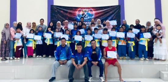 Bukan Sekedar Kenaikan Tingkat, Perguruan Wushu Blue Spider Miliki Filosofi Beladiri