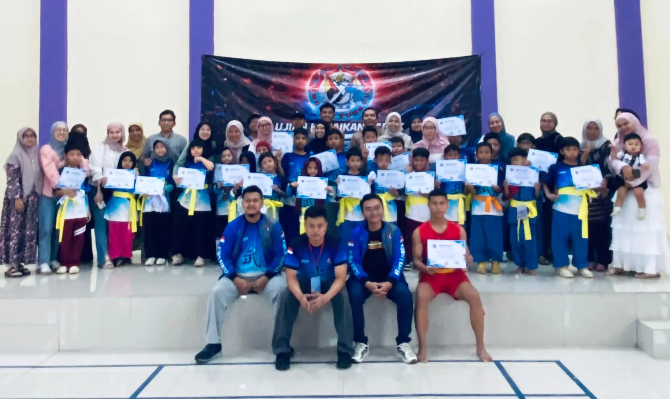 Bukan Sekedar Kenaikan Tingkat, Perguruan Wushu Blue Spider Miliki Filosofi Beladiri