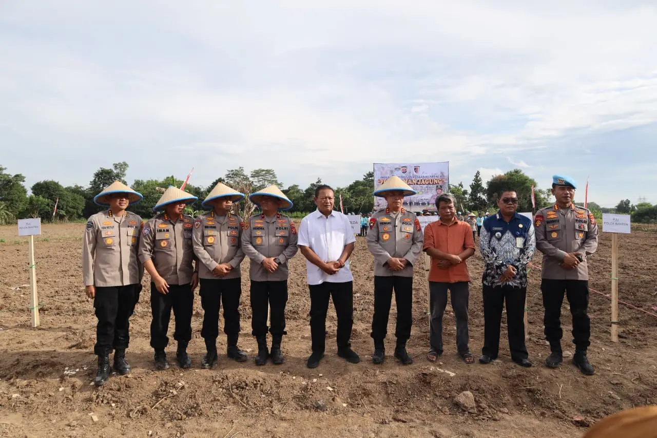 Polda Banten Perkuat Ketahanan Pangan Lewat Penanaman Jagung Kuartal II