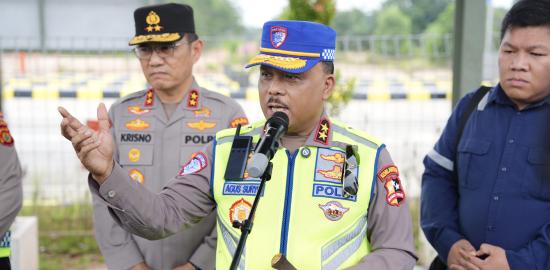 Kakorlantas Tinjau Tol Bayung Lencir–Tempino, Pastikan Kesiapan Arus Mudik Operasi Ketupat 2026