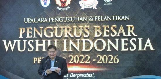 PB Wushu Indonesia Pantau Nomor Asian Games 2026, Airlangga Soroti Privilege Tuan Rumah
