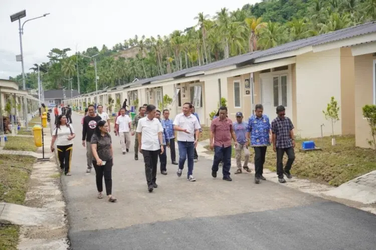 Peresmian Hunian Tetap Untuk Korban Gunung Ruang