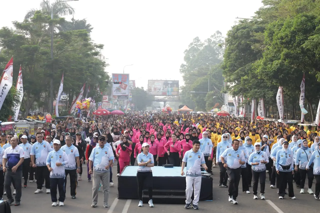 Semarak Hari Bhayangkara ke-80, Polda Banten Perkuat Sinergi Lewat Olahraga Bersama