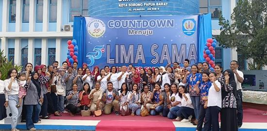 Sambut 55 Tahun, Alumni SMEA/ SMK Negeri 1 Kota Sorong Ramaikan Countdown Rangkaian Kegiatan