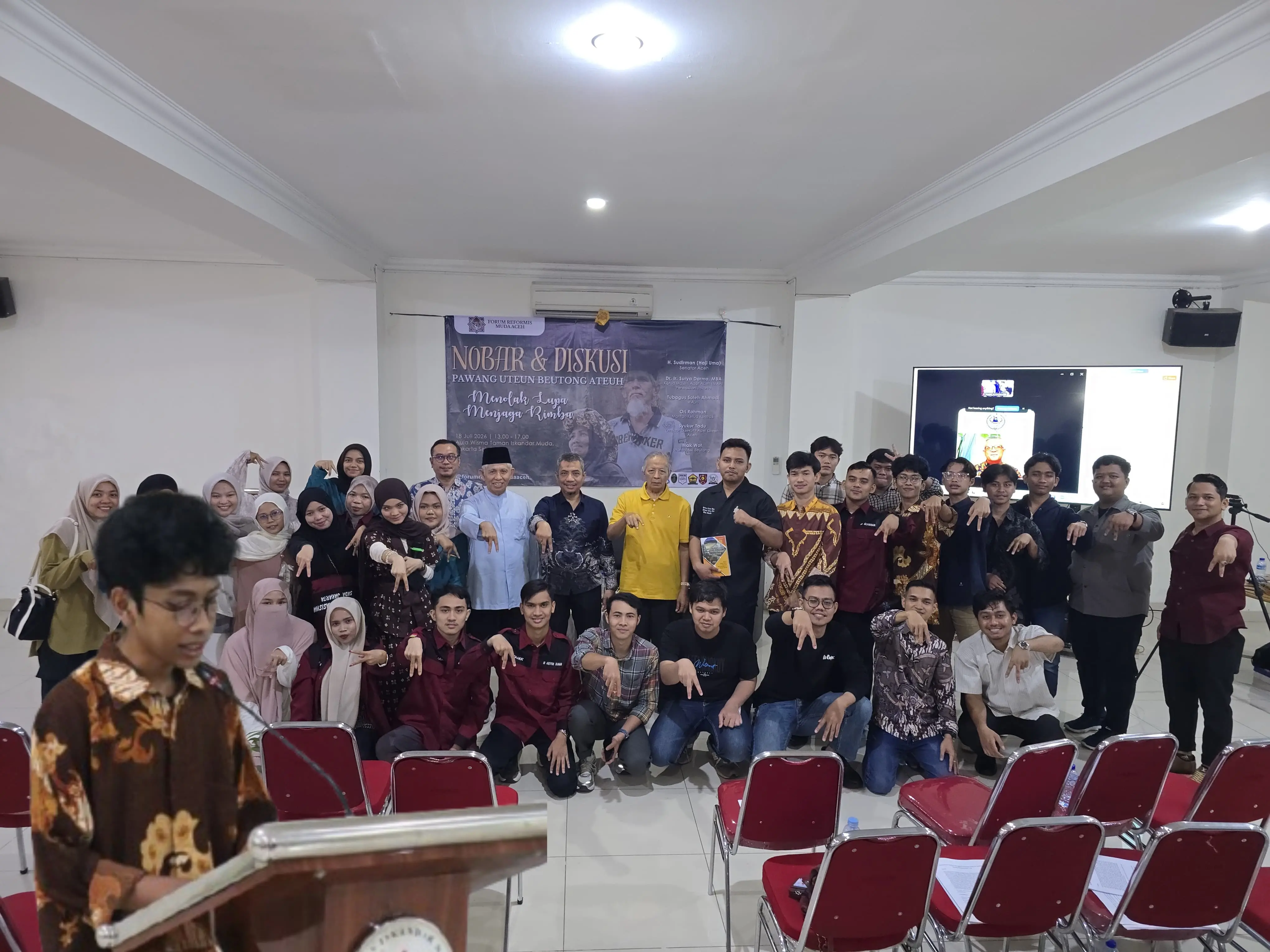 FRMA Gelar Nobar dan Diskusi, Ajak Publik Memahami Pentingnya Menjaga Ekosistem dan Hutan Beutong Ateuh