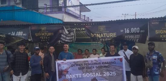 Peduli Sesama, BMP Gelar BakSos 'Torang Baku Bantu'
