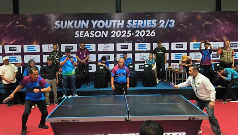 21 Klub Tenis Meja Ikuti Sukun Youth Series II Season 2025–2026 di Kudus