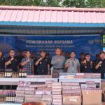 Tekan Peredaran BKC Ilegal, Bea Cukai Papua Musnahkan Barang Ilegal Senilai Rp 430 Juta