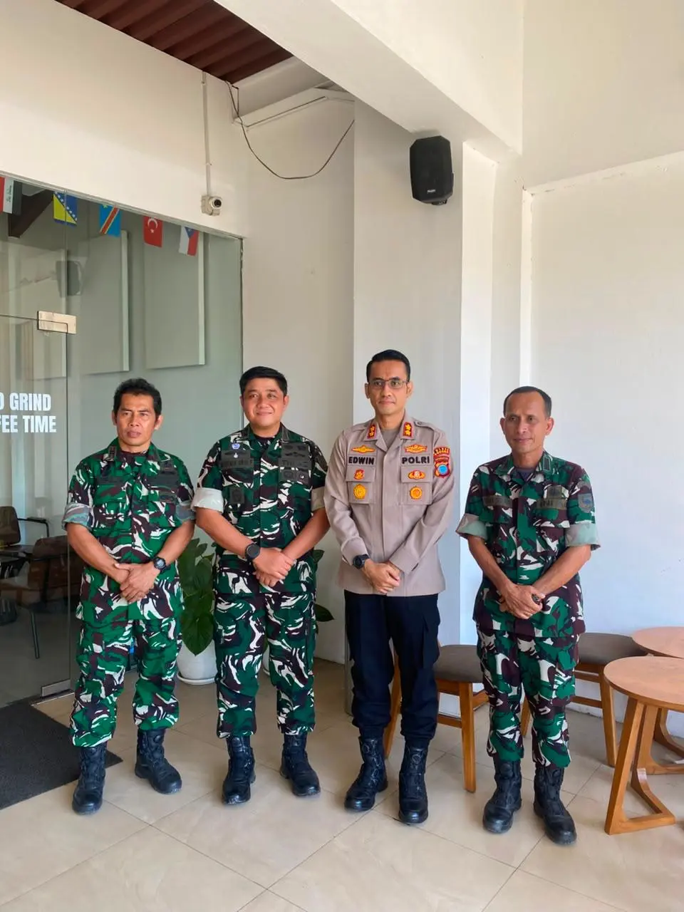 Jaga Kekompakan, Kapolres Sorong - Dandim 1802 Sorong Bersilaturahmi