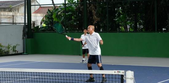 Kapolda Banten Raih Juara 2 Kejuaraan Tenis Kapolda Cup Semarak Hari Bhayangkara ke-80