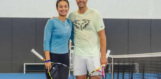 Rafael Nadal Kembali ke Lapangan Setelah Satu Tahun Pensiun, Berlatih Bersama Alex Eala